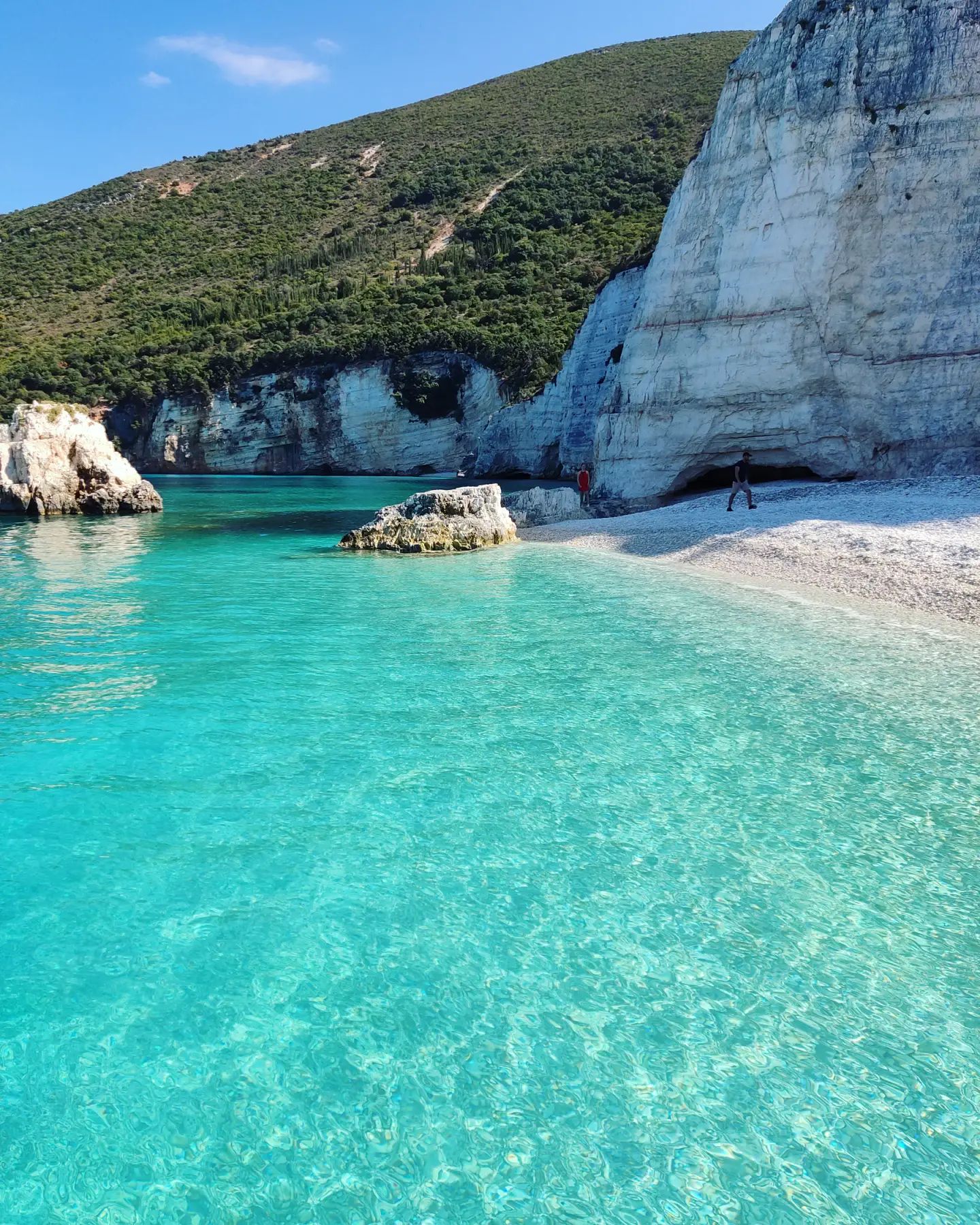 Kefalonia afgelegen strand